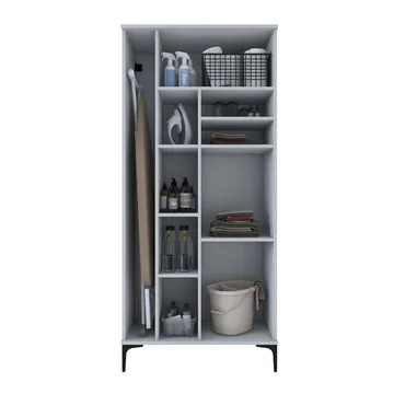Vestor Badrumsskåp 90x198,6x45 cm - Vit - Förvaring - Badrumsförvaring & tvättstuga inredning - Badrumsskåp