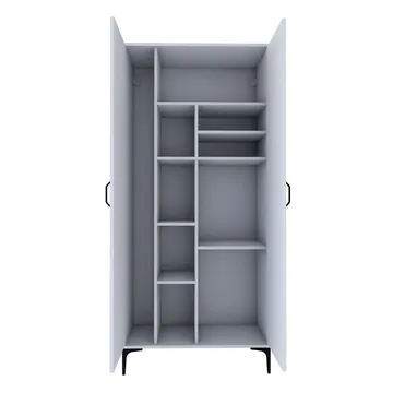 Vestor Badrumsskåp 90x198,6x45 cm - Vit - Förvaring - Badrumsförvaring & tvättstuga inredning - Badrumsskåp