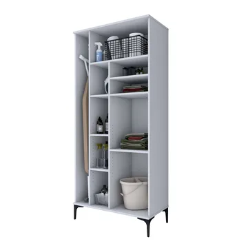 Vestor Badrumsskåp 90x198,6x45 cm - Vit - Förvaring - Badrumsförvaring & tvättstuga inredning - Badrumsskåp