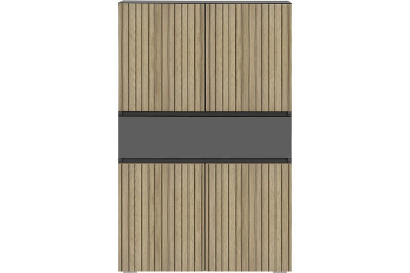 Wisla Högskåp till Badrum 130x76x35 cm - Grå - Förvaring - Badrumsförvaring & tvättstuga inredning - Badrumsskåp