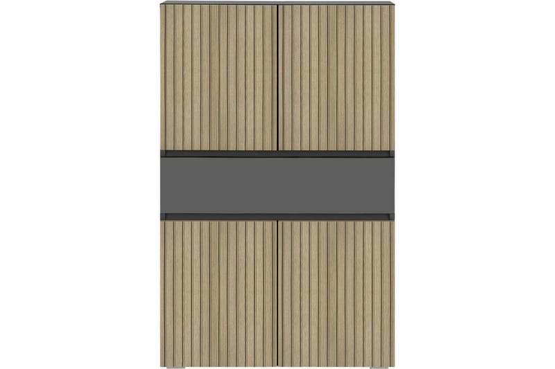 Wisla Högskåp till Badrum 130x76x35 cm - Grå - Förvaring - Badrumsförvaring & tvättstuga inredning - Badrumsskåp