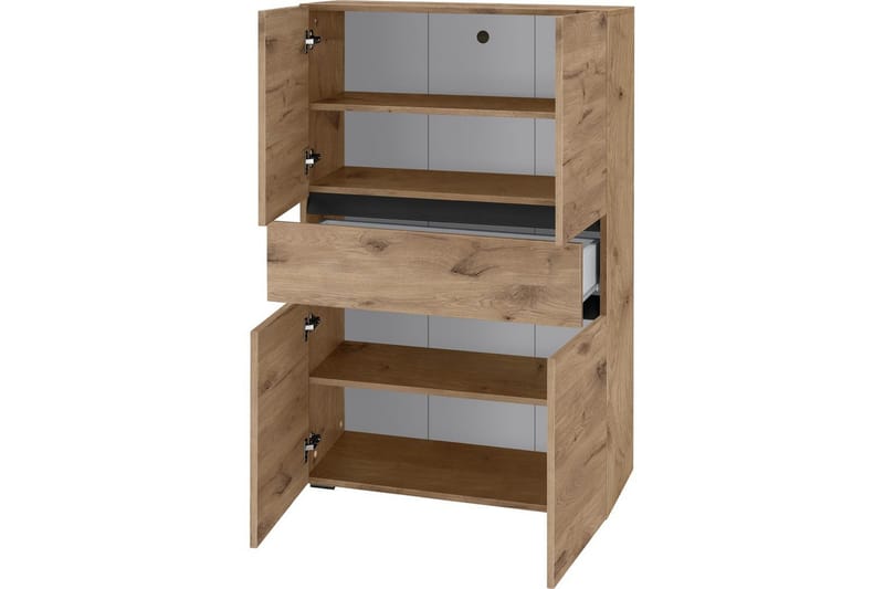 Wisla Högskåp till Badrum 130x76x35 cm - Natur - Förvaring - Badrumsförvaring & tvättstuga inredning - Badrumsskåp