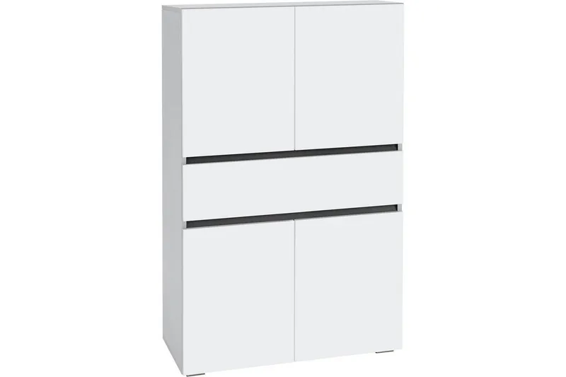 Wisla Högskåp till Badrum 130x76x35 cm, Vit