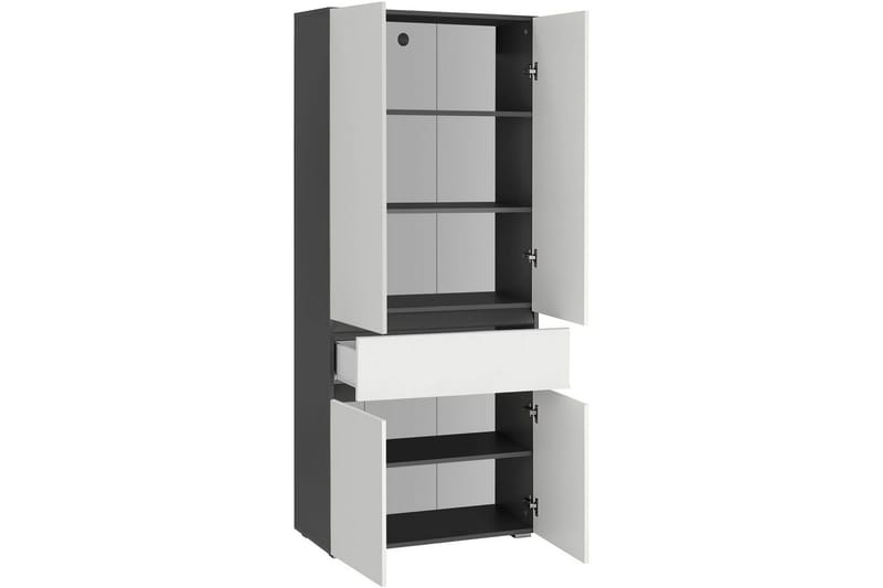 Wisla Högskåp till Badrum 180x76x37 cm - Vit - Förvaring - Badrumsförvaring & tvättstuga inredning - Badrumsskåp