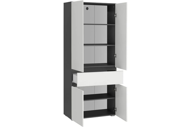 Wisla Högskåp till Badrum 180x76x37 cm - Vit - Förvaring - Badrumsförvaring & tvättstuga inredning - Badrumsskåp