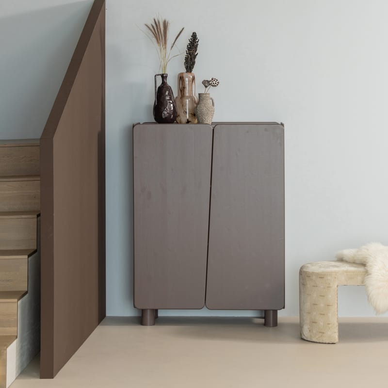 2-dörrars Skåp Root 100 cm - Tryffelbrun - Förvaring - Förvaringsmöbler - Byrå