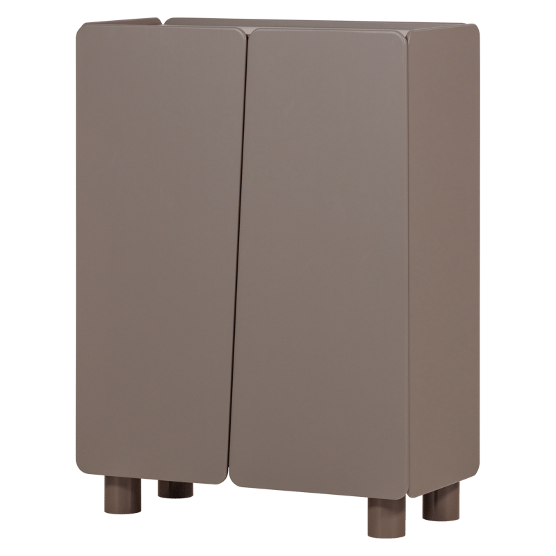 2-dörrars Skåp Root 100 cm, Tryffelbrun