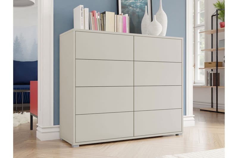 Agawal Byrå 120 cm - Beige - Förvaring - Förvaringsmöbler - Byrå