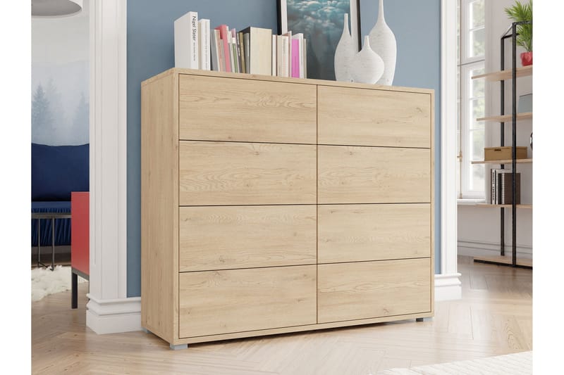 Agawal Byrå 120 cm - Brun - Förvaring - Förvaringsmöbler - Byrå