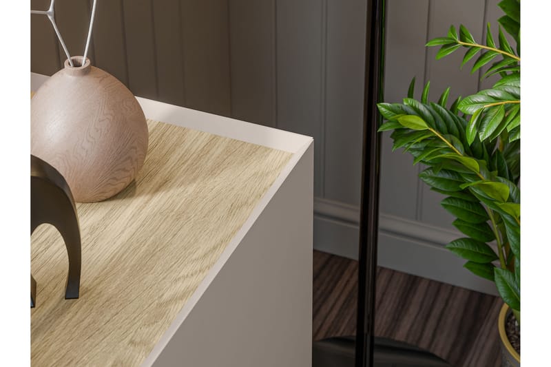 Akie Byrå 200 cm - Beige - Förvaring - Förvaringsmöbler - Byrå