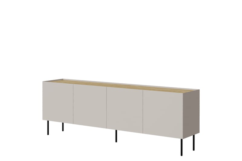Akie Byrå 200 cm - Beige - Förvaring - Förvaringsmöbler - Byrå