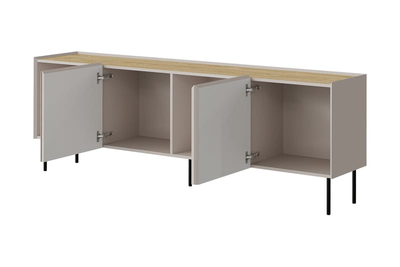Akie Byrå 200 cm - Beige - Förvaring - Förvaringsmöbler - Byrå