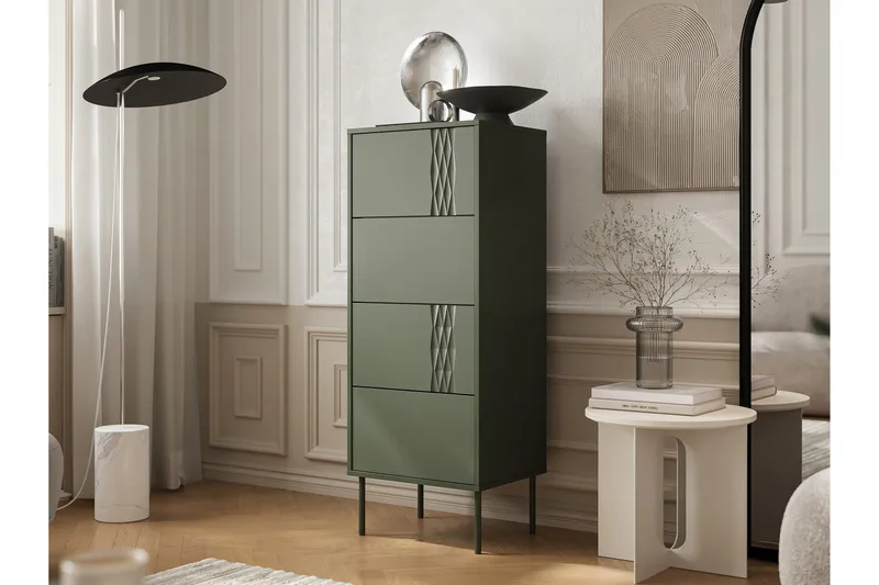 Akiko Byrå 50 cm - Grön - Förvaring - Förvaringsmöbler - Byrå