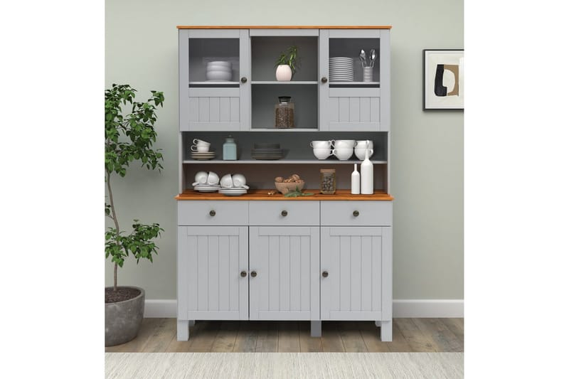 Alby Skänk 125 cm - Grå - Förvaring - Förvaringsmöbler - Skänkar & sideboards