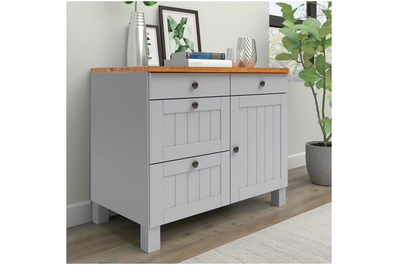 Alby Skänk 85 cm - Grå - Förvaring - Förvaringsmöbler - Skänkar & sideboards