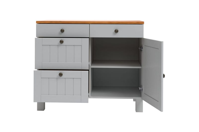 Alby Skänk 85 cm - Grå - Förvaring - Förvaringsmöbler - Skänkar & sideboards
