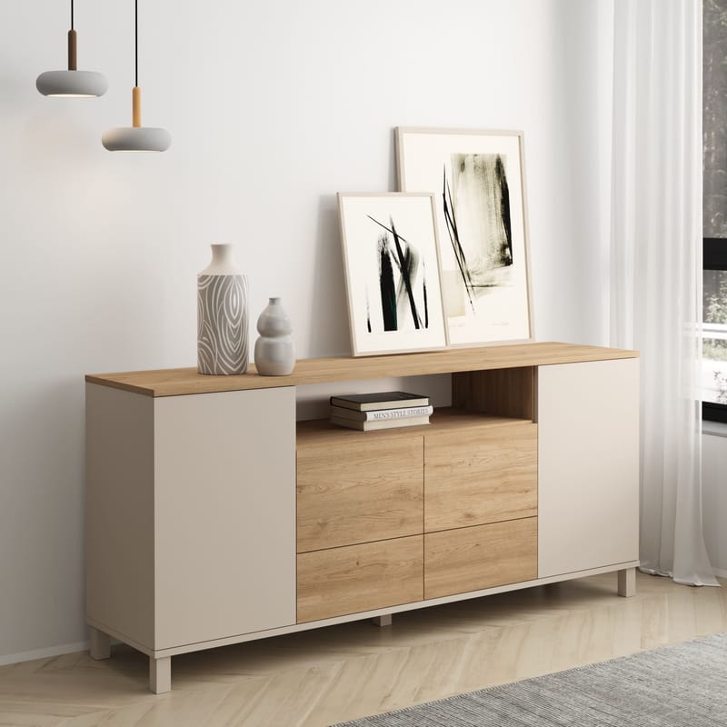 Aldarte Konsolbord 180x82,4x44,5 cm - sandek - Förvaring - Förvaringsmöbler - Skänkar & sideboards