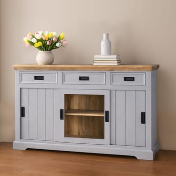 Alpinist Skänk 160x90 cm - Grå och naturträ - Förvaring - Förvaringsmöbler - Skänkar & sideboards