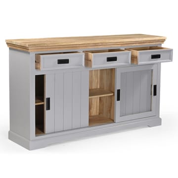 Alpinist Skänk 160x90 cm - Grå och naturträ - Förvaring - Förvaringsmöbler - Skänkar & sideboards