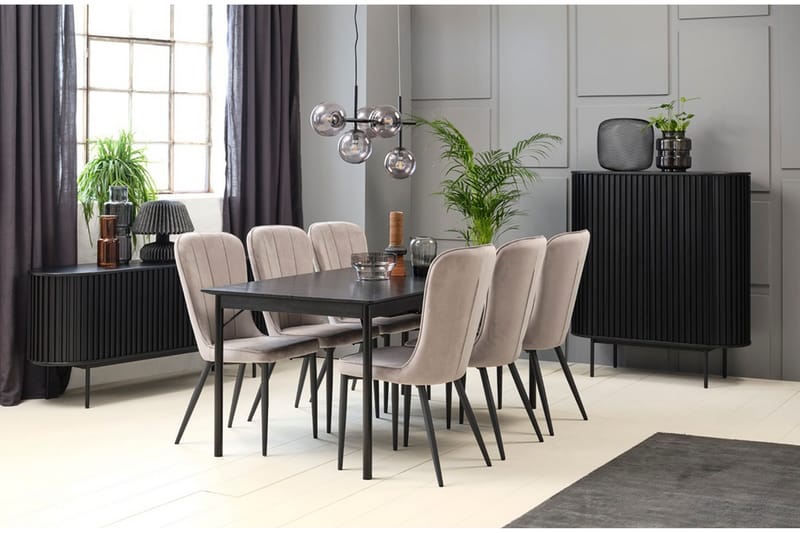 Angelique Highboard - Svart - Förvaring - Förvaringsmöbler - Byrå