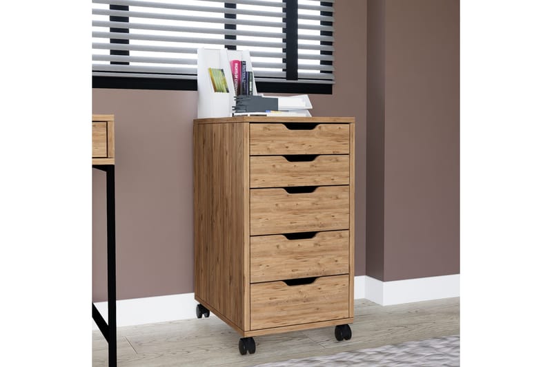 Atlas Byrå 40 cm - Brun - Förvaring - Kontorsförvaring - Hurtsar