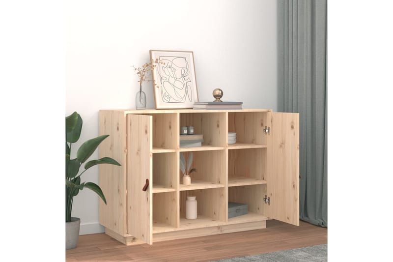 beBasic Byrå 100x40x75 cm massiv furu - Förvaring - Förvaringsmöbler - Byrå