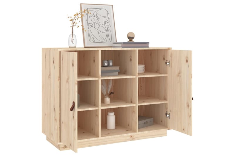 beBasic Byrå 100x40x75 cm massiv furu - Förvaring - Förvaringsmöbler - Byrå