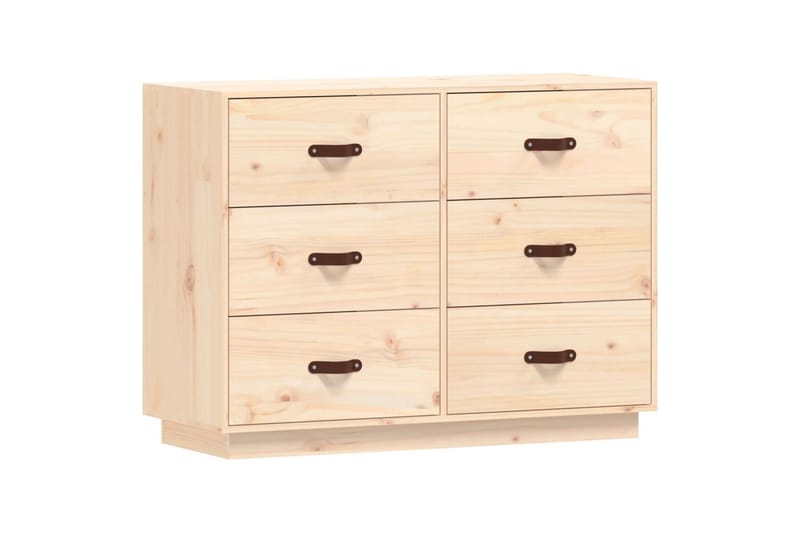 beBasic Byrå 100x40x75 cm massiv furu - Förvaring - Förvaringsmöbler - Byrå