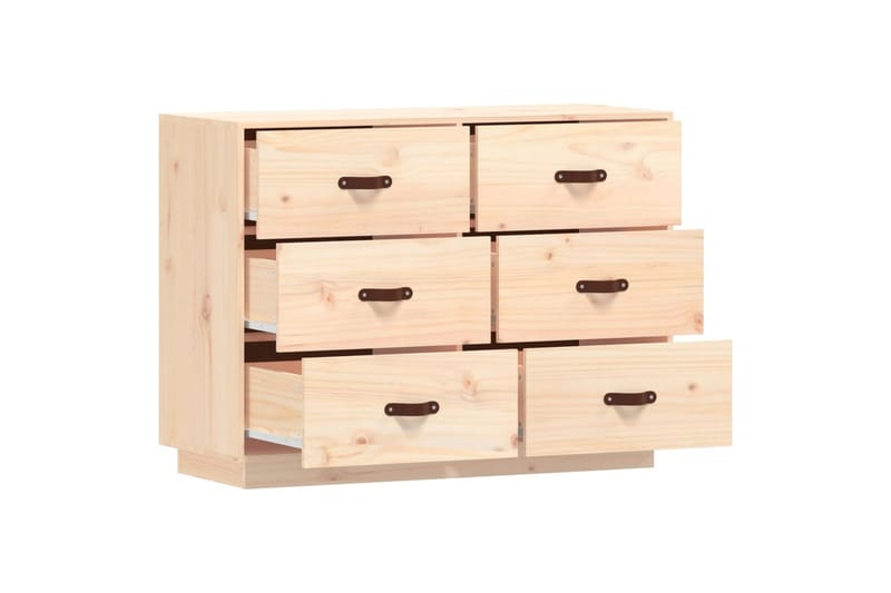 beBasic Byrå 100x40x75 cm massiv furu - Förvaring - Förvaringsmöbler - Byrå
