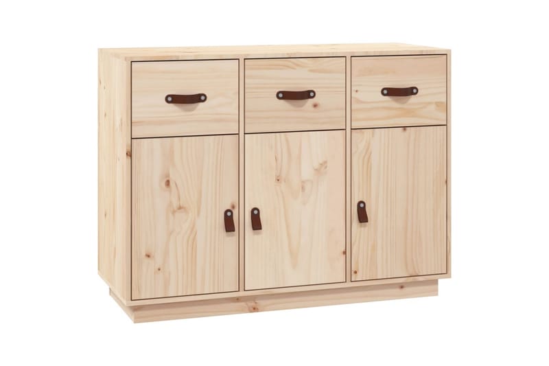 beBasic Byrå 100x40x75 cm massiv furu - Förvaring - Förvaringsmöbler - Byrå