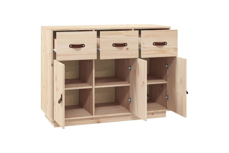 beBasic Byrå 100x40x75 cm massiv furu - Förvaring - Förvaringsmöbler - Byrå