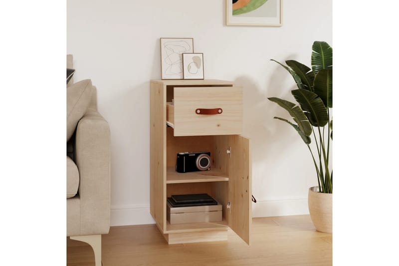 beBasic Byrå 34x40x75 cm massiv furu - Förvaring - Förvaringsmöbler - Byrå