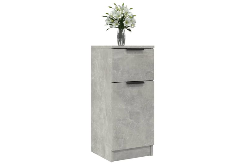 beBasic Byrå betonggrå 30x30x70 cm konstruerat trä - Förvaring - Förvaringsmöbler - Byrå