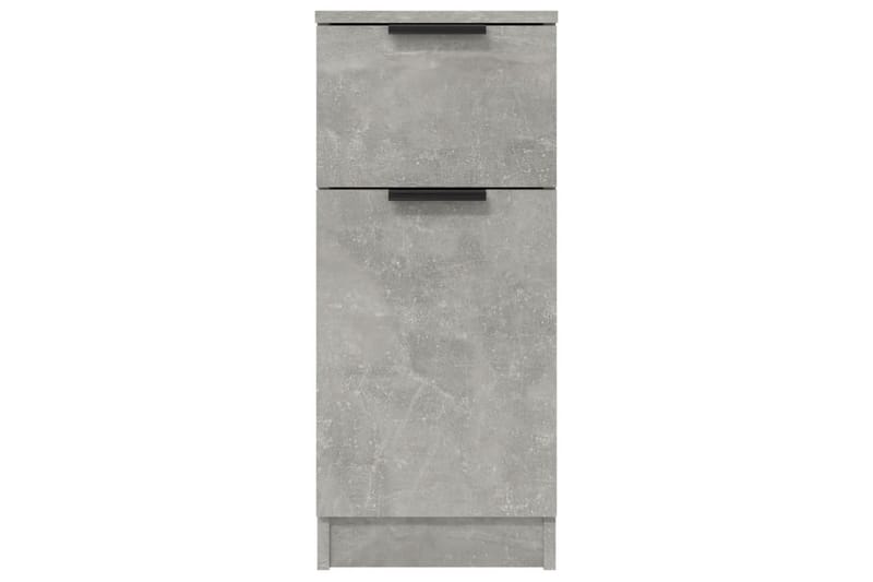 beBasic Byrå betonggrå 30x30x70 cm konstruerat trä - Förvaring - Förvaringsmöbler - Byrå