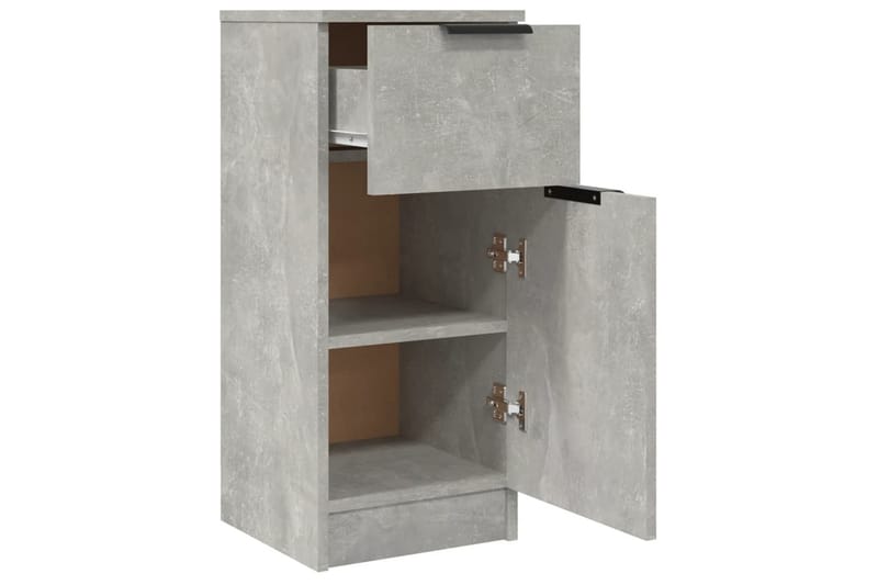 beBasic Byrå betonggrå 30x30x70 cm konstruerat trä - Förvaring - Förvaringsmöbler - Byrå
