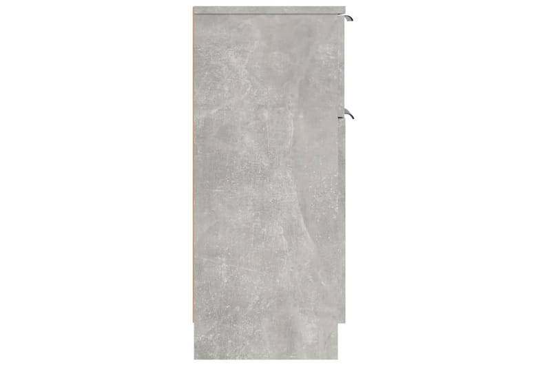 beBasic Byrå betonggrå 30x30x70 cm konstruerat trä - Förvaring - Förvaringsmöbler - Byrå