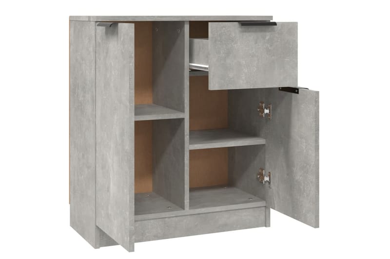 beBasic Byrå betonggrå 60x30x70 cm konstruerat trä - Förvaring - Förvaringsmöbler - Byrå