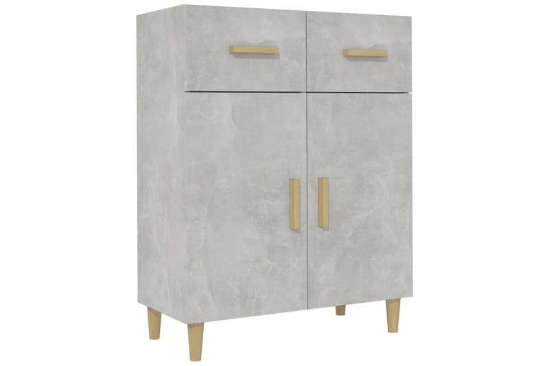 beBasic Byrå betonggrå 69,5x34x89 cm konstruerat trä - Förvaring - Förvaringsmöbler - Byrå