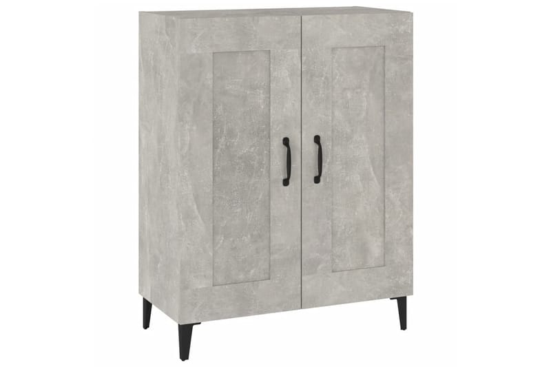 beBasic Byrå betonggrå 69,5x34x90 cm konstruerat trä - Förvaring - Förvaringsmöbler - Byrå