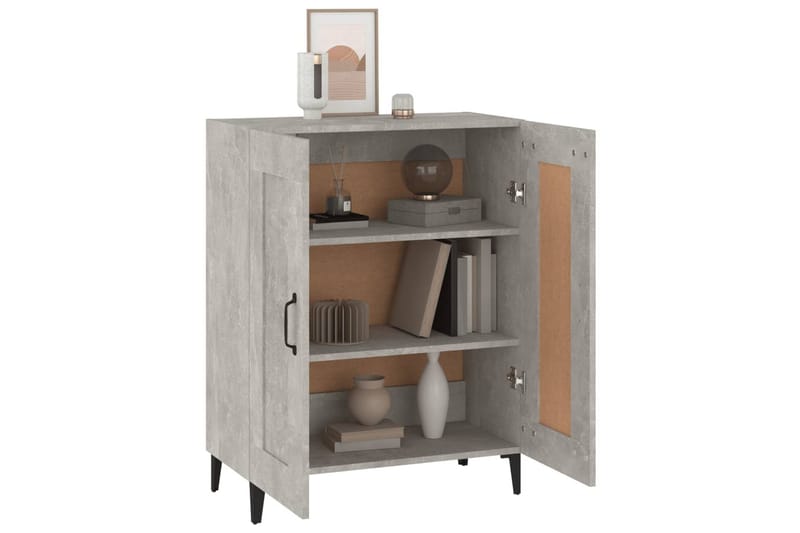 beBasic Byrå betonggrå 69,5x34x90 cm konstruerat trä - Förvaring - Förvaringsmöbler - Byrå