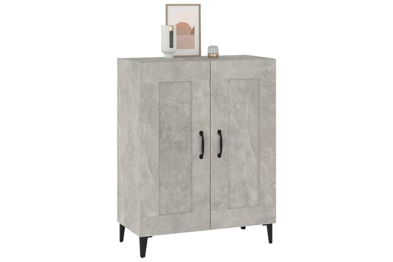 beBasic Byrå betonggrå 69,5x34x90 cm konstruerat trä - Förvaring - Förvaringsmöbler - Byrå