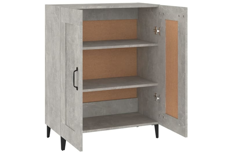 beBasic Byrå betonggrå 69,5x34x90 cm konstruerat trä - Förvaring - Förvaringsmöbler - Byrå