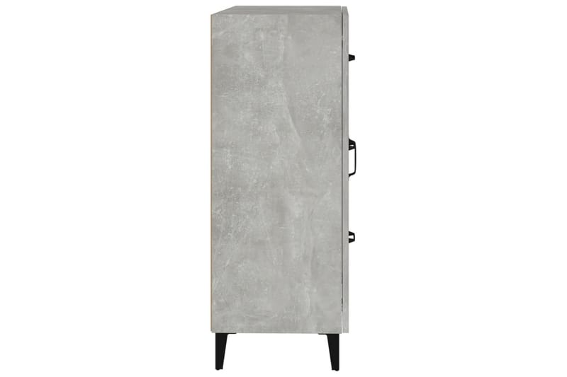 beBasic Byrå betonggrå 69,5x34x90 cm konstruerat trä - Förvaring - Förvaringsmöbler - Byrå