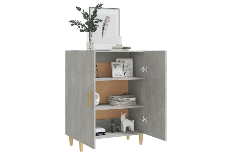 beBasic Byrå betonggrå 70x34x90 cm konstruerat trä - Förvaring - Förvaringsmöbler - Byrå