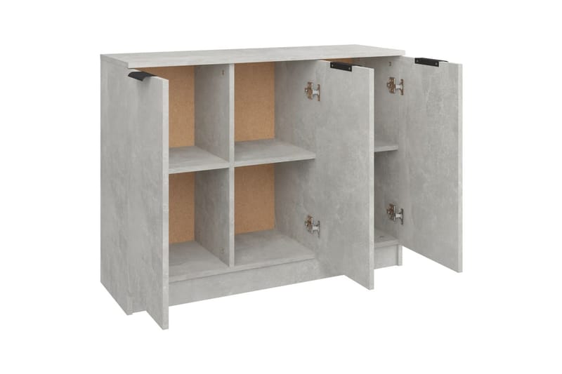 beBasic Byrå betonggrå 90,5x30x70 cm konstruerat trä - Förvaring - Förvaringsmöbler - Byrå