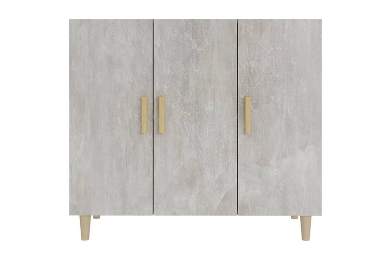 beBasic Byrå betonggrå 90x34x80 cm konstruerat trä - Förvaring - Förvaringsmöbler - Byrå