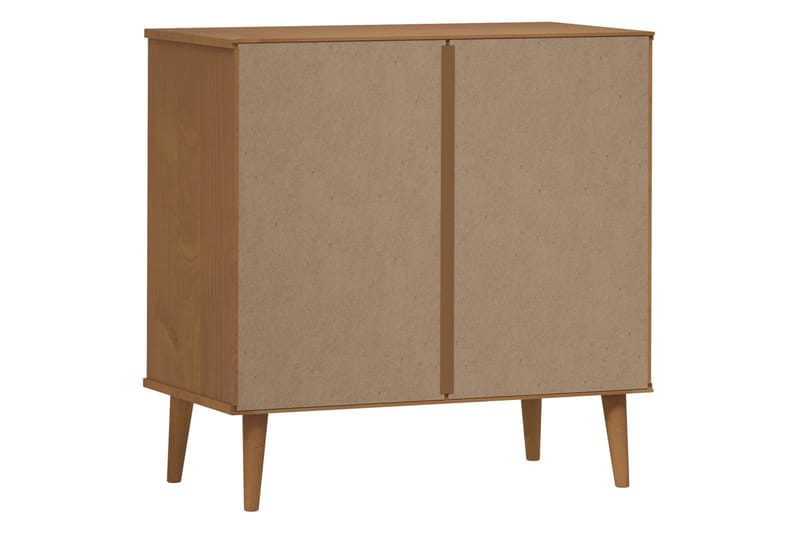 beBasic Byrå brun 80x40x80 cm massivt furuträ - Förvaring - Förvaringsmöbler - Byrå