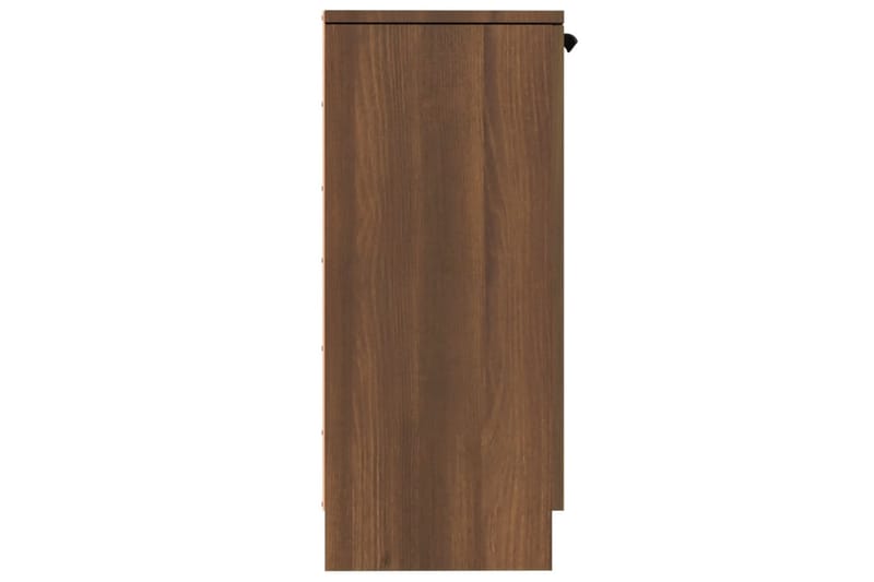beBasic Byrå brun ek 30x30x70 cm konstruerat trä - Förvaring - Förvaringsmöbler - Byrå