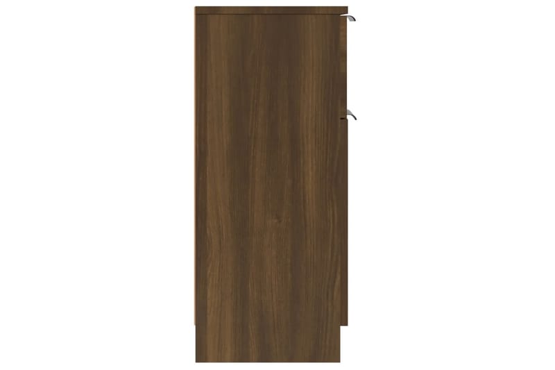 beBasic Byrå brun ek 30x30x70 cm konstruerat trä - Förvaring - Förvaringsmöbler - Byrå