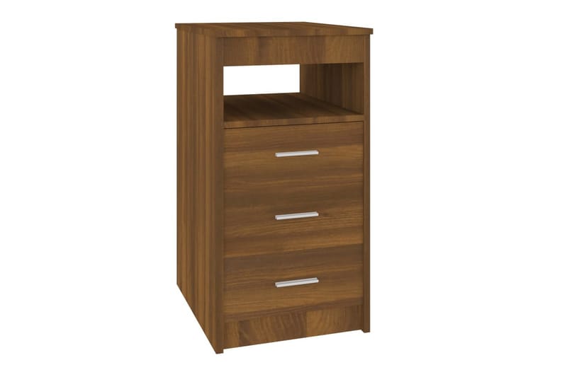 beBasic Byrå brun ek 40x50x76 cm konstruerat trä - Förvaring - Förvaringsmöbler - Byrå